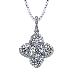 Mother & Child Heart Birthstone Necklace for Women